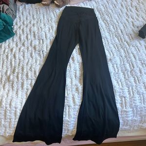 Aerie XS short flaire black leggings